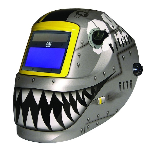 Walter Surface Technologies Welding Helmet CARRERA w/4500V FIGHTING TIGER 4500V-0171 - main